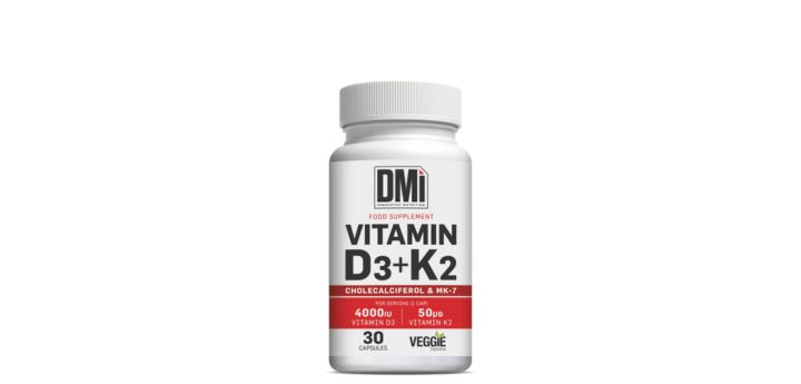 Vitamin D3 + K2 - 30 cápsulas - DMI Nutrition
