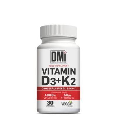 Vitamin D3 + K2 - 30 cápsulas - DMI Nutrition